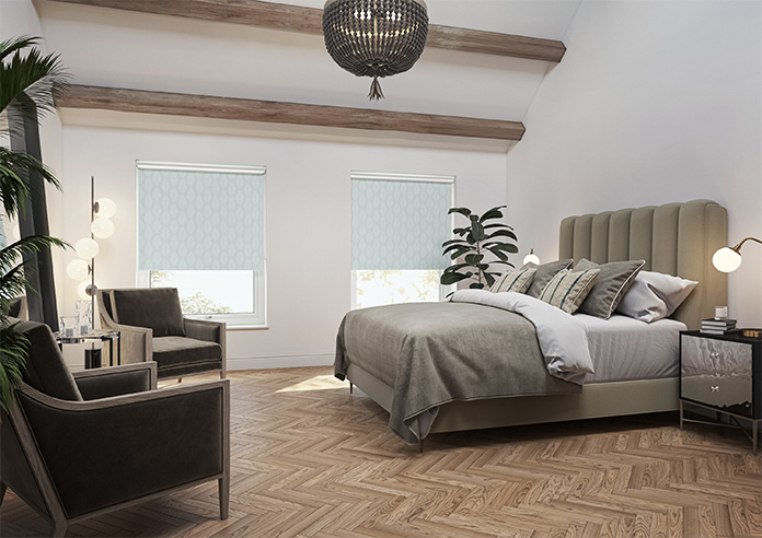 Fern Leaves, Rain - Twist&Fit Roller Blind - Image 7